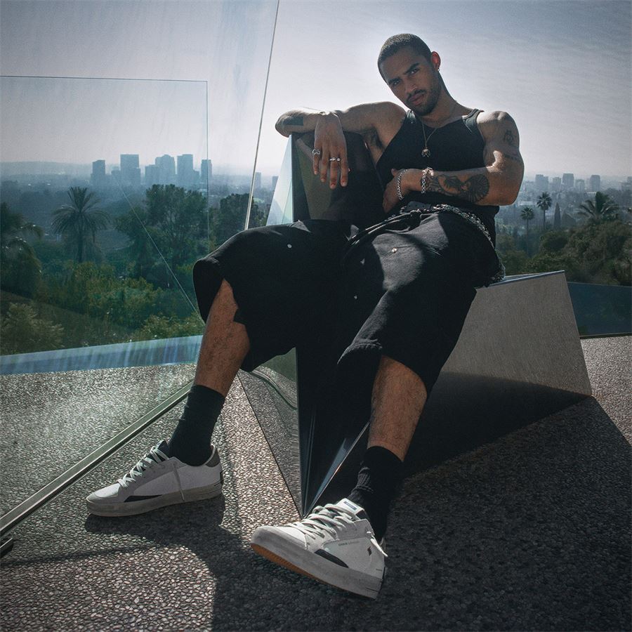 SK Deluxe downtown green sneakers da uomo Crime London | 19110PP810